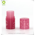 Plastikschwarzes runder Minilippenbalsamschlauch molliger Lippenstift-Eigenmarkenkosmetikbehälter